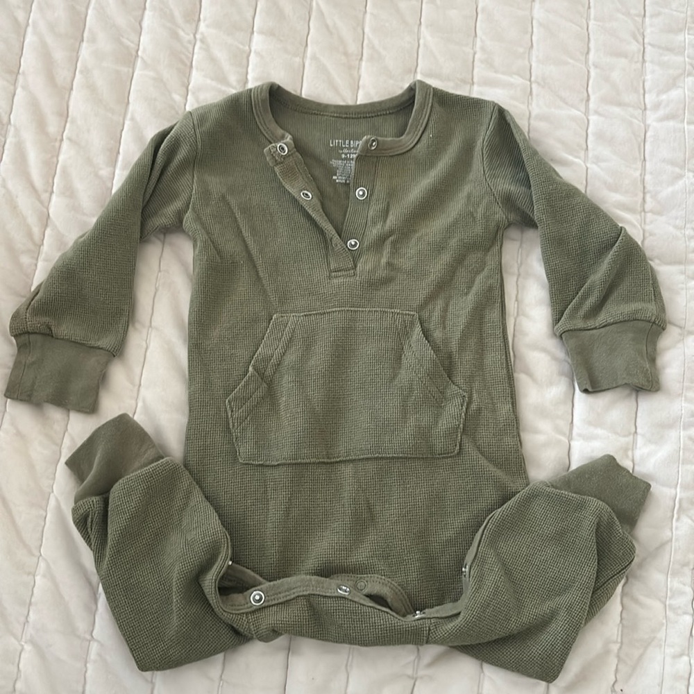 Little Bipsy waffle romper 9-12 months